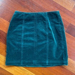 PacSun dark green corduroy Mini Skirt